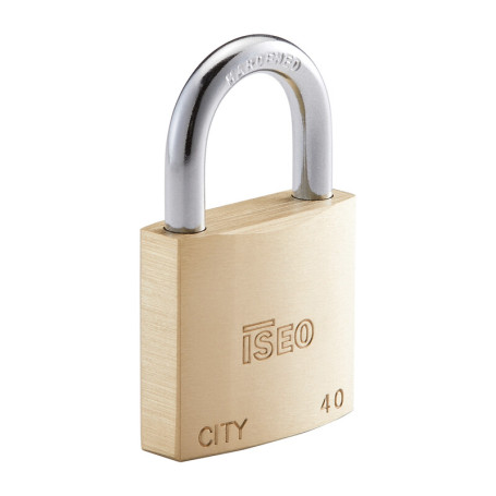 ISEO P700 LUCCHETTO CITY ARCO KA 40MM OTTONE