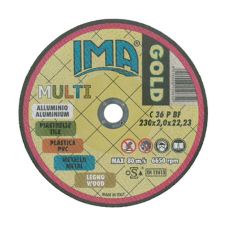 IMA DISCO UNIVERSALE GOLD PIANO D 230X2