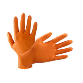 GUANTI NITRILE ARANCIONE CONF.10 PZ. TG. M GUANTI NITRILE ARANCIONE CONF.10 PZ. TG. M