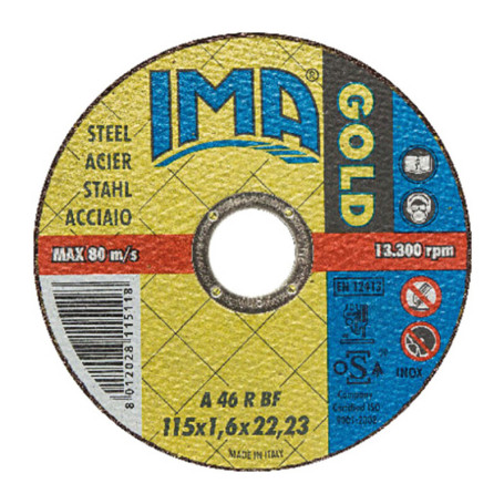 IMA DISCO P\FERRO GOLD PIANO D 115X1