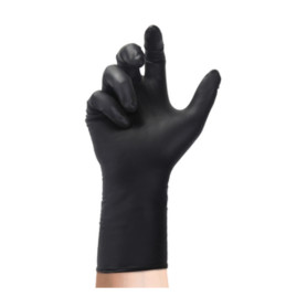 GUANTI NITRILE NERO CAT. III 30 CM TG.XL 50 PZ SPESSORATO GUANTI NITRILE NERO CAT. III 30 CM TG.XL 50 PZ SPESSORATO