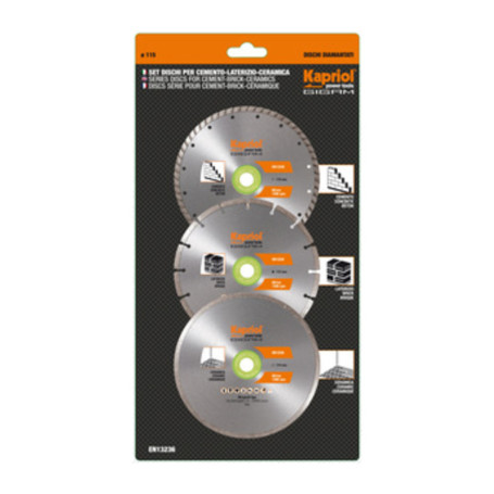 KAPRIOL DISCO DIAMANT 115 MM CONF 3 PZ 99071