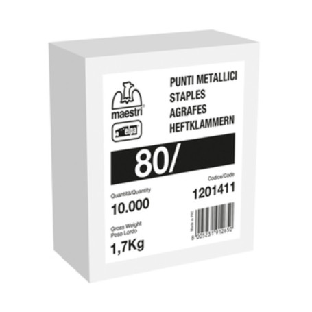 MAESTRI PUNTI SPILLATRICE ART.  80\10 10000 PZ GALVA