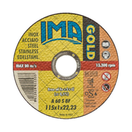 IMA DISCO P\INOX GOLD PIANO D 115X1