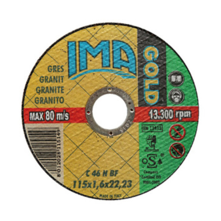 IMA DISCO P\CERAMICA GOLD PIANO D 115X1