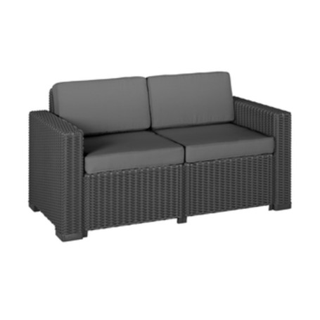 CALIFORNIA DIVANO 2 POSTI C\CUSCINI GRAFITE