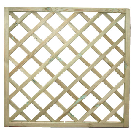 GRIGLIATO PINO IMPREGNATO 35  90XH 90 CM QUADRO