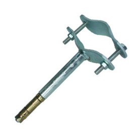 STAFFA C\TASSELLO TUBO ANTENNA 100 MM MURO FIG.4