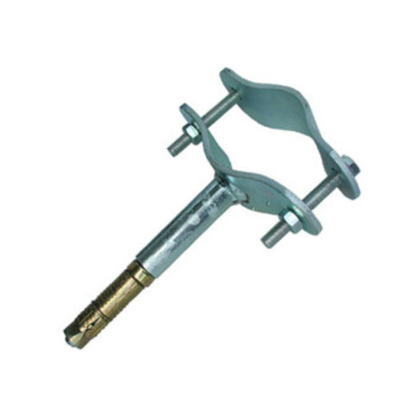 STAFFA C\TASSELLO TUBO ANTENNA  50 MM MURO  FIG.4