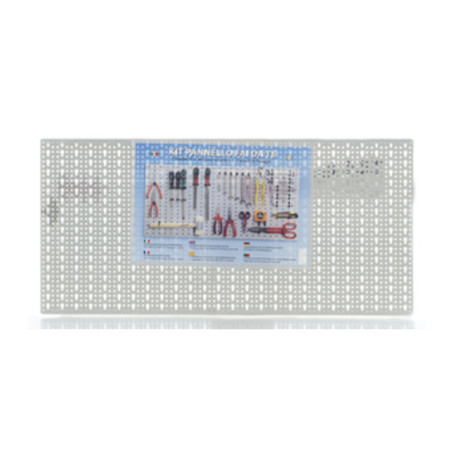 PANNELLO FORATO C\KIT 40 GANCI  PROFI MP3