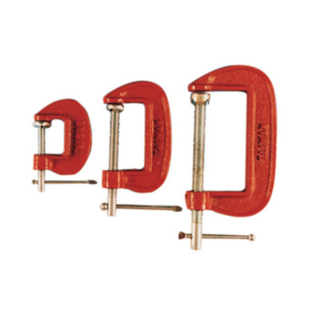 MORSETTO A C APERTURA 25\50\75 MM SERIE 3 PZ