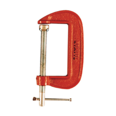 MORSETTO A C IN GHISA APERTURA 75 MM*