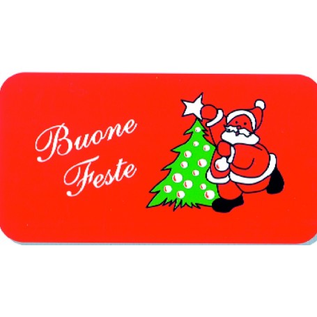ZERBINO "BUONE FESTE" CM.40X67
