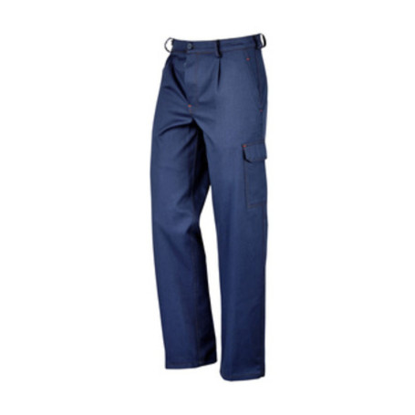 PANTALONE SUPER CARGO MULTITASCHE BLU TG.54