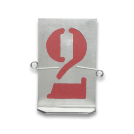 STAMPINI TRAFORATI 10 NUMERI DA  40 MM