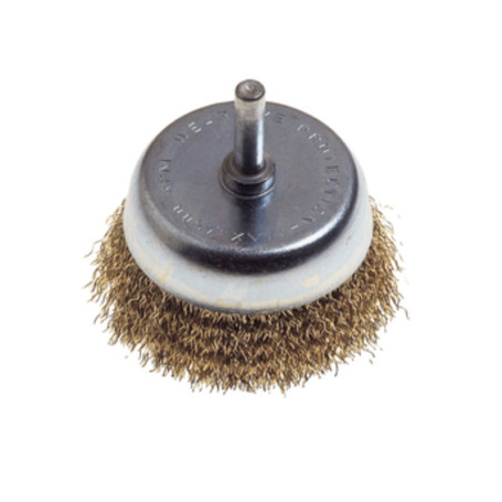 POGGI 485.20 SPAZZOLA A TAZZA ACCIAIO G6 D  85 MM