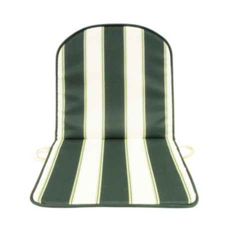 CUSCINO SCHIENALE BASSO DOUBLE RIGATO VERDE