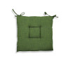 CUSCINO CRETA CM.40X40X5  VERDE 1546