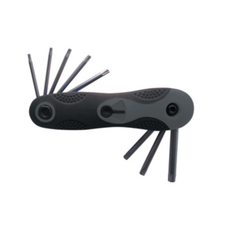 SERIE  8 CHIAVI TORX T9-T40 CROMO VANADIO