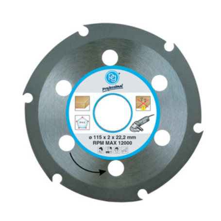 POGGI 419.90 DISCO P\LEGNO D 115X2 MM FORO 22