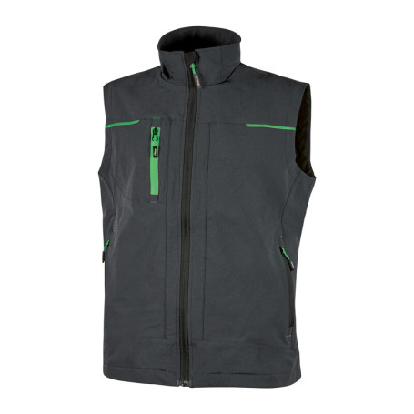 U-POWER GILET SATURN GRIGIO\VERDE TG.XXL