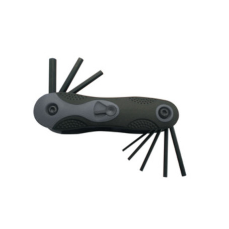 SERIE  8 CHIAVI ESAGONALI CROMO VANADIO  2\8 MM