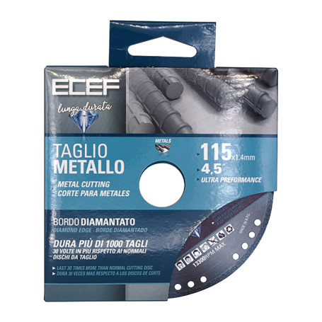 DISCO DIAMANTATO P\TAGLIO METALLO D 115 MM