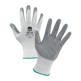 GUANTI HOB POLIESTERE\NITRILE NBR NIT-01 TG.  9 GUANTI HOB POLIESTERE\NITRILE NBR NIT-01 TG.  9