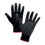 GUANTI HOB POLIESTERE\POLIURETANO NERO TG.  9