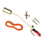 KIT CANNELLO BRUCIATORE D 60MMX75CM TUBO E REGOL