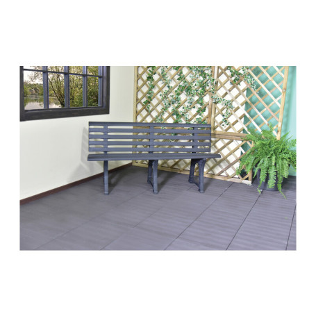 PANCHINA IN PLASTICA ISOTTA ANTRACITE