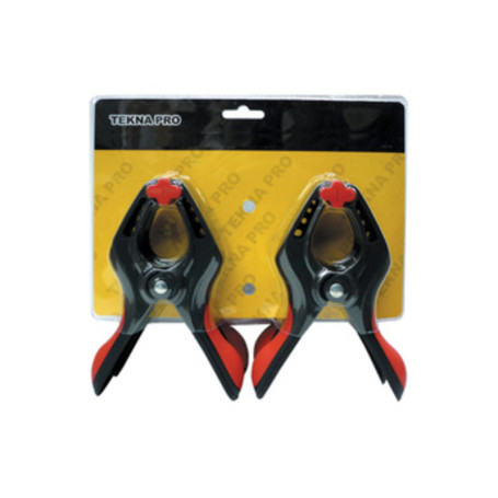 MORSETTO A MOLLA MINI APERTURA 25 MM BL DA 4 PZ