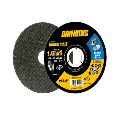 GRINDING INDUSTRIALE DISCO FERRO PIANO 115X1