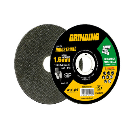 GRINDING INDUSTRIALE DISCO CERAMICA PIANO 115X1