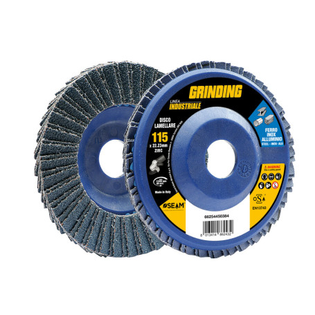 GRINDING INDUSTRIALE DISCO LAMELL ZIRC 115 GR  80