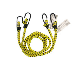 C SET 2 FUNI ELASTICHE D.8 C\2 GANCI FE 100 GIALLO