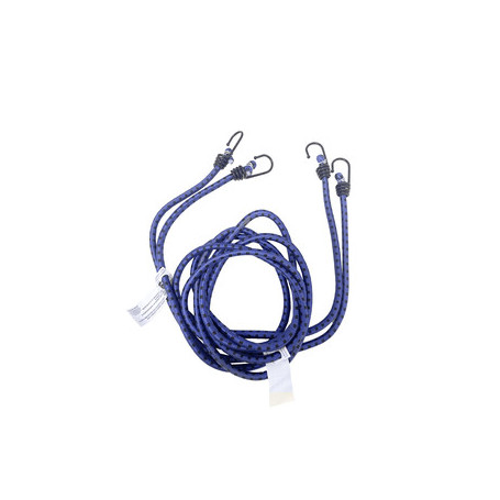 C SET 2 FUNI ELASTICHE D.8 C\2 GANCI FE 150 BLU
