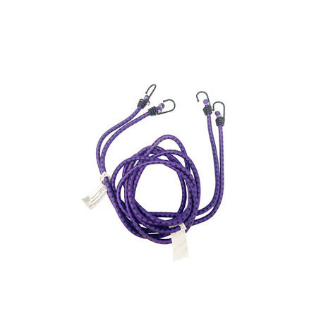 C SET 2 FUNI ELASTICHE D.8 C\2 GANCI FE 200 VIOLA