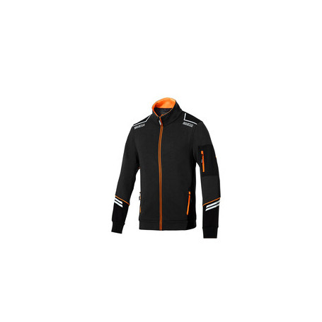 SPARCO FELPA ALABAMA BLACK ORANGE TG L