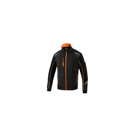 SPARCO GIUBBINO AUSTIN BLACK ORANGE TG L