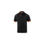 SPARCO POLO TOLEDO BLACK ORANGE TG XL
