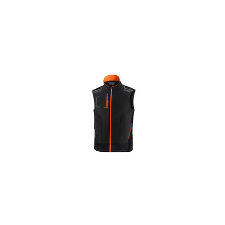 SPARCO GILET ILLINOIS BLACK ORANGE TG L
