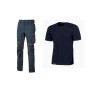 WORKWEAR KIT T-SHIRT+ PANTAL DEEP BLUE TG   M