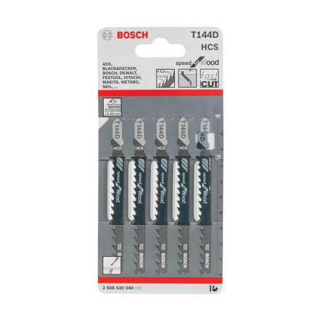 BOSCH-A 5 LAME T 144 D P\SEGHETTO ALTERNATIVO