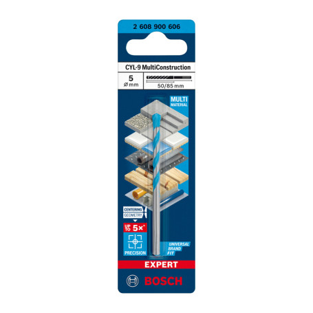 BOSCH-A PUNTA MULTICONSTRUCTION CYL-9   5X50\85 MM