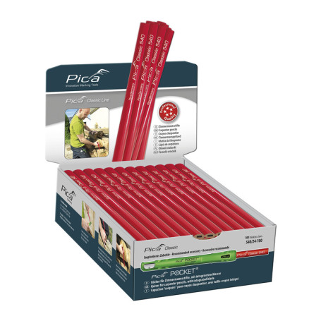 DISPLAY MATITA P\CARPENTIERE 240 MM DA 100 PZ