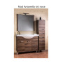 MOBILE BAGNO ANTONELLA 2 ANTE + 3 CASSETTI 105 NOCE