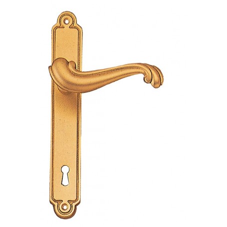 BL MANIGLIA OTTONE BRONZATO BAROCCO Q.8 70