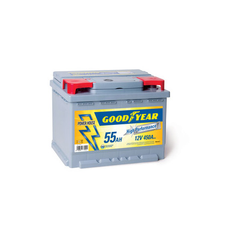 BATTERIA AUTO GOODYEAR 55AMP POWER PLUS
