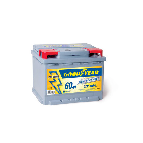 BATTERIA AUTO GOODYEAR 60AMP POWER PLUS